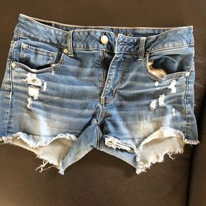Ripped Jean Shorts Women’s